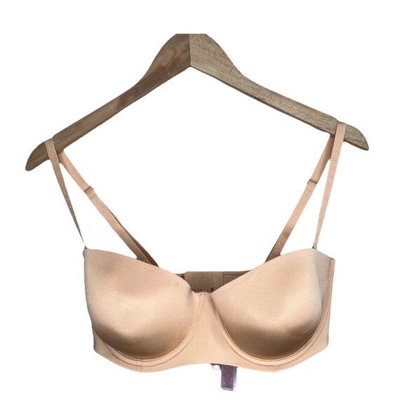 Savage X Fenty Nude Beige Strapless Underwire Bra Size 38D - Picture 1 of 11